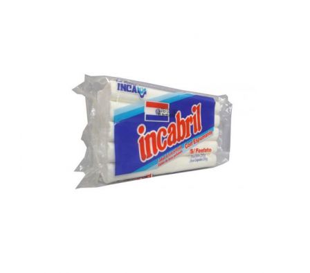JABON INCABRIL BLANCO,VERD. 200gr