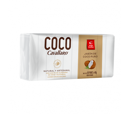 JABON PAN CAVALLARO COCO 1x10 400gr