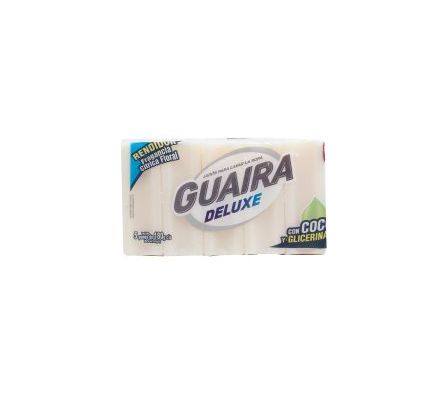 JABON GUAIRA DELUXE X 5 UNIDADES