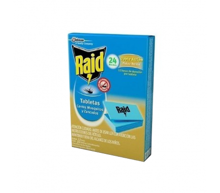 MATA MOSQUITO RAID REPUESTO X 24 UNIDADES