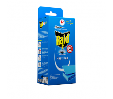 MATA MOSQUITO RAID REPUESTO 12 UNIDADES