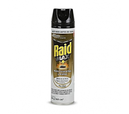 INSECT RAID MAX CUCARACHAS 360 ML