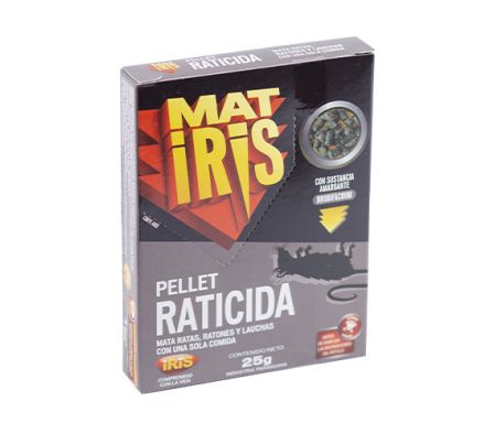 RATICIDA MATIRIS PELLET 25 GR