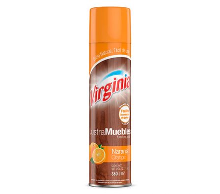 LUSTRA MUEBLES VIRGINIA NARANJA 360cc AEROSOL