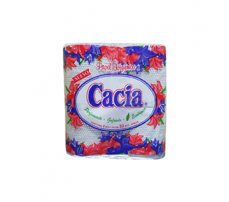 PAPEL HIGIENICO CACIA x4 UNIDADES