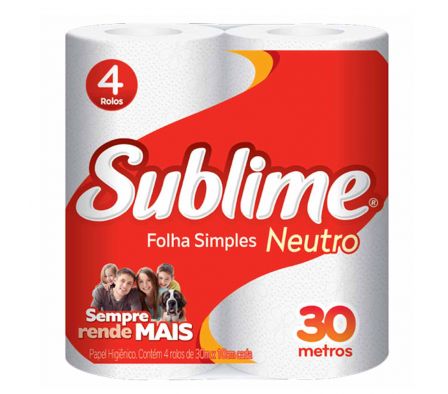 PAPEL HIG.SUBLIME NEUTRO 16x30MTS