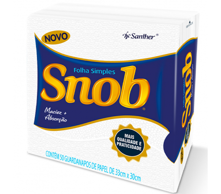 SERVILLETA SNOB AZUL X 48 UNIDADES