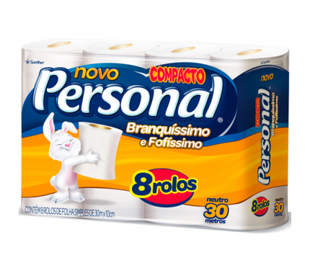 PAPEL HIGIENICO PERSONAL NEUTRO 8X30 MT