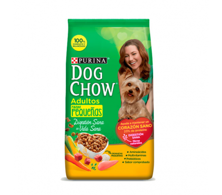 ALIMENTO P/PERRO DOG CHOW ADULTO RAZA PEQ X3 KG