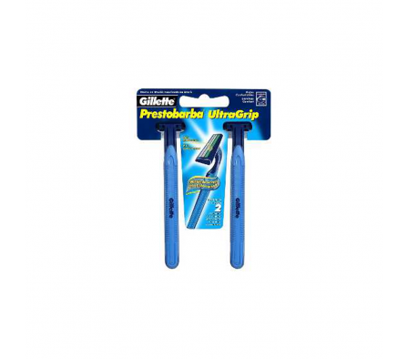 MAQUINITA DE AFEITAR PRESTOBARBA x2un AZUL