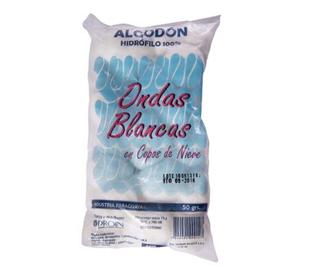 ALGODON HIDROFILO COPOS 50  GR 