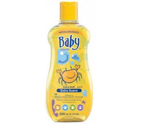 SHAMPOO ALGABO BABY EXTRA SUAVE 236 ML 