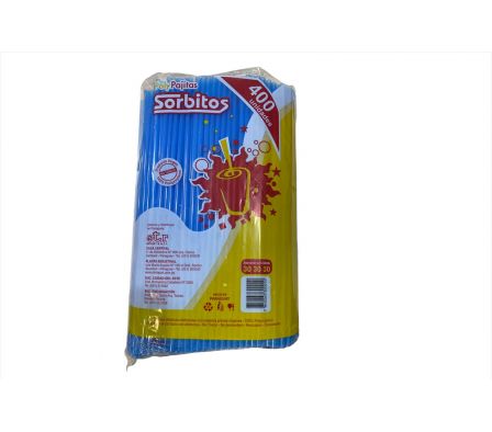 PAJITA SORBITOS X 400UN,,,