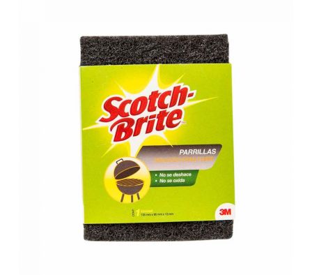 ESPONJA SCOTCH BRITE LIMPIA PARRILLA