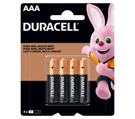 PILA DURACELL AAA X 4UN