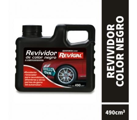 SILICONA REVIGAL REVIVIDOR NEGRO 490CC