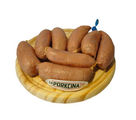 CHORIZO DE VIENA C/QUESO LA PORKCINA X KG 