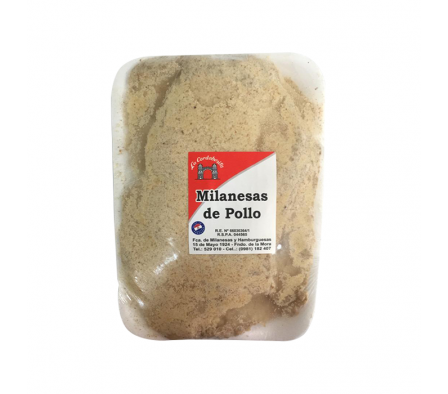 MILANESA DE POLLO CORDOBESA X KG