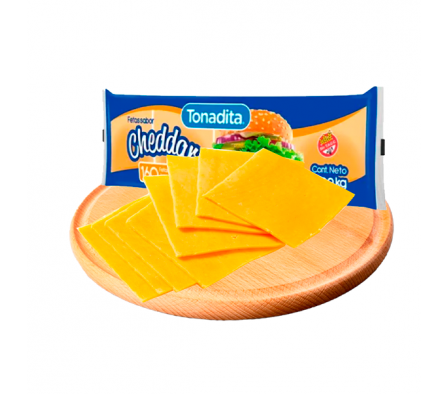 QUESO CHEDDAR TONADITA FETAS KG