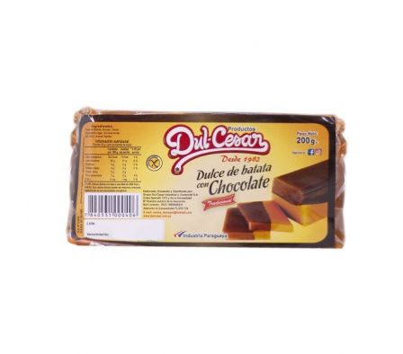 DULCE BATATA C/CHOCOL.DUL CESAR 200GR