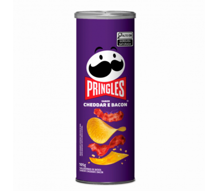 PAPRA PRINGLES CHEDDAR&BACON 105gr
