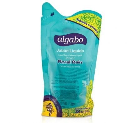 JABON ALGABO LIQUIDO DOY PACK FLORAL SPLASH 300 ML