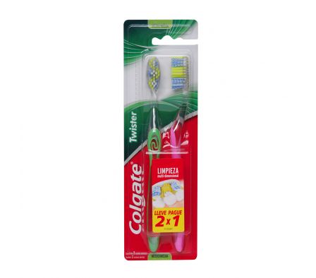 CEPILLO COLGATE TWISTER FRESH 2x1