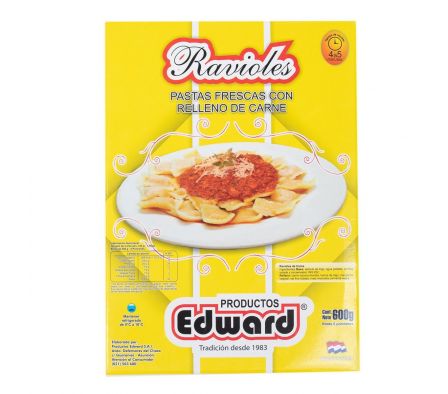 RAVIOLES CARNE EDWARD 550  GR