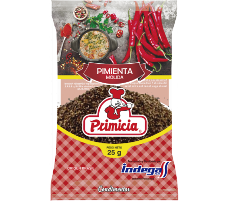 PIMIENTA MOLIDA PRIMICIA 25GR