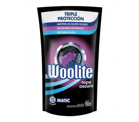 WOOLITE MAQUINA ROPA OSCURA DOY PACK 900 ML