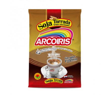 SOJA TORRADA ARCO IRIS 100  GR