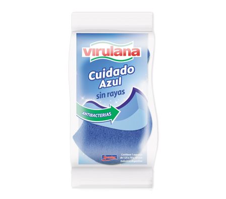 ESPONJA VIRULANA AZUL X 1 UNIDAD