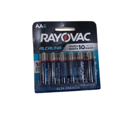 PILA RAYOVAC ALK CHICA AA x4+2