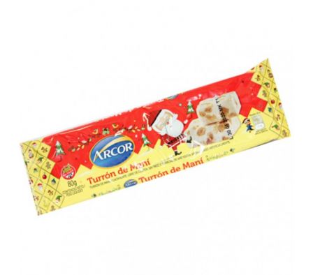 TURRON DE MANI ARCOR 80 GR