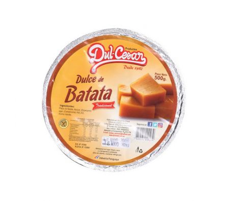 DULCE DE BATATA DUL CESAR 500  GR 