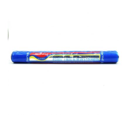 PAPEL ALUMINIO HORNAL 38CM X 7,5M