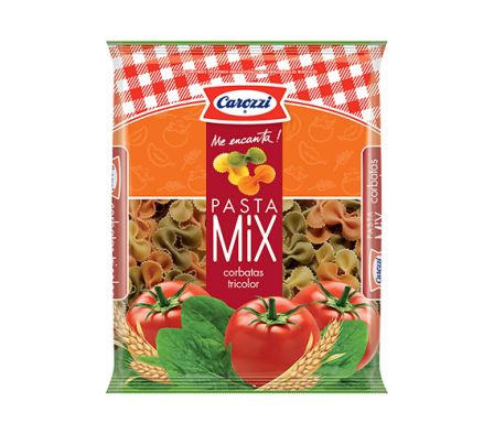 FIDEOS CAROZZI CORBATA TRICOLOR 400  GR