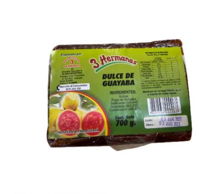 DULCE GUAYABA 3 HERMANAS 700  GR