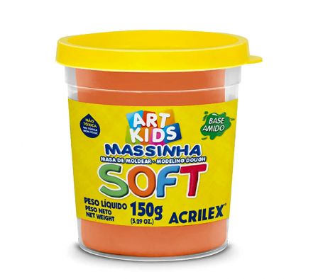 PLASTILINA ACRILEX SOFT 150G NAR