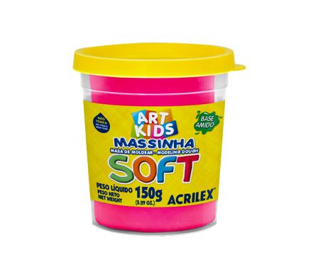PLASTILINA ACRILEX SOFT 150G ROJO