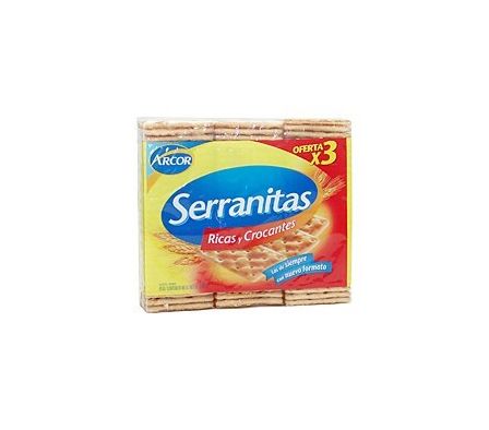 PACK GALLETITA SERRANITAS 3x105 GR