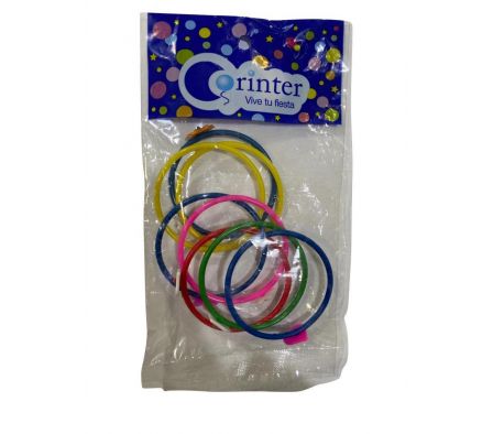 PULSERA FLOR CORINTER x 10UN