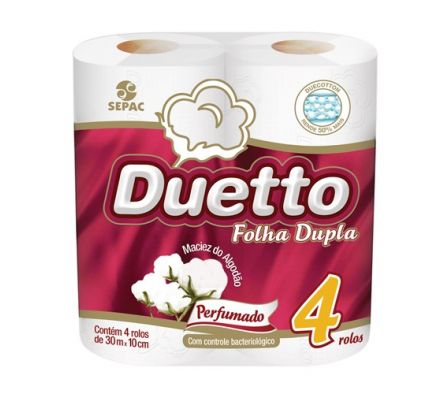 PAPEL HIG.DUETTO D.H.PERFUMADO x4un.