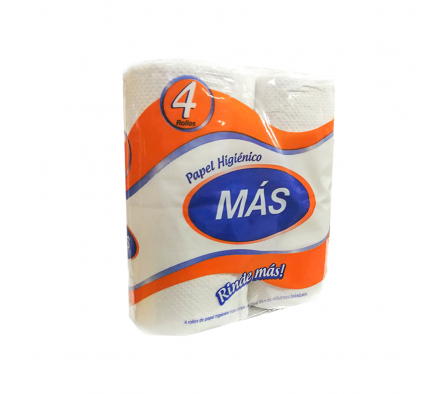 PAPEL HIGIENICO SUPER MAS X 4 HOJA