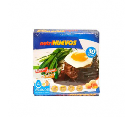 HUEVO NUTRIHUEVO A PAQ.30 UNIDADES