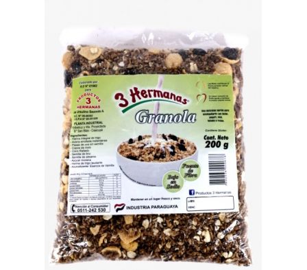 GRANOLA 3 HERMANAS 200GR