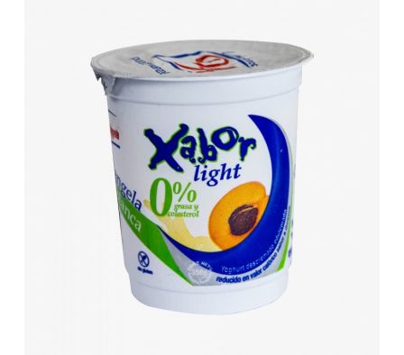 YOGHURT XABOR DURAZNO LIGHT 350  GR