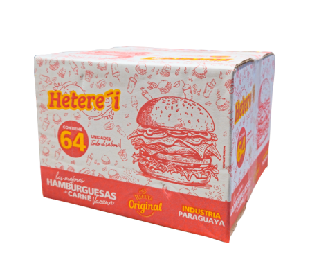 HAMBURGUESAS HETEREI CARNE 64 UNI