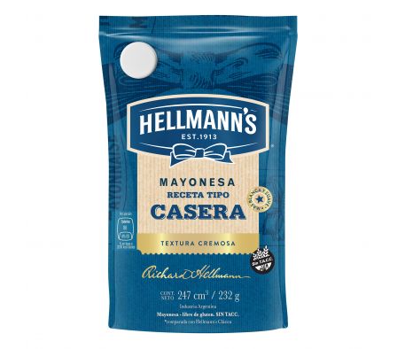 MAYONESA HELLMANNS TIPO CASERO 232 GR