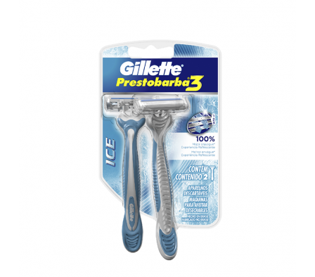 MAQUINA GILLETTE 3 ICE X 2 UNIDADES 